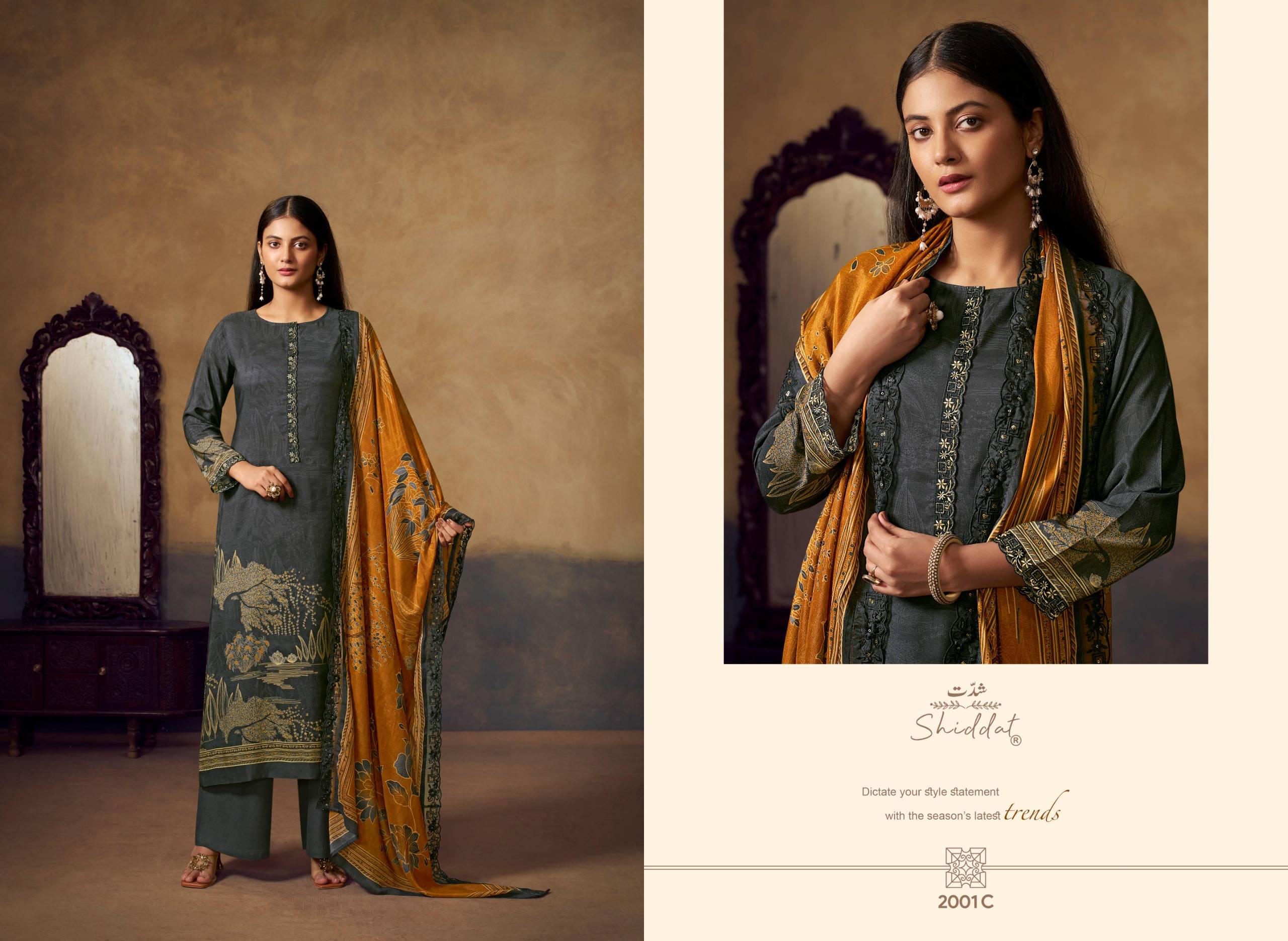 BLUEBELL 2 BY SHIDDAT 2001 to 2004 Series Beautiful Festive Suits Stylish Colorful Fancy Casual Wear & Ethnic Wear pure muslin Dresses At Wholesale Price